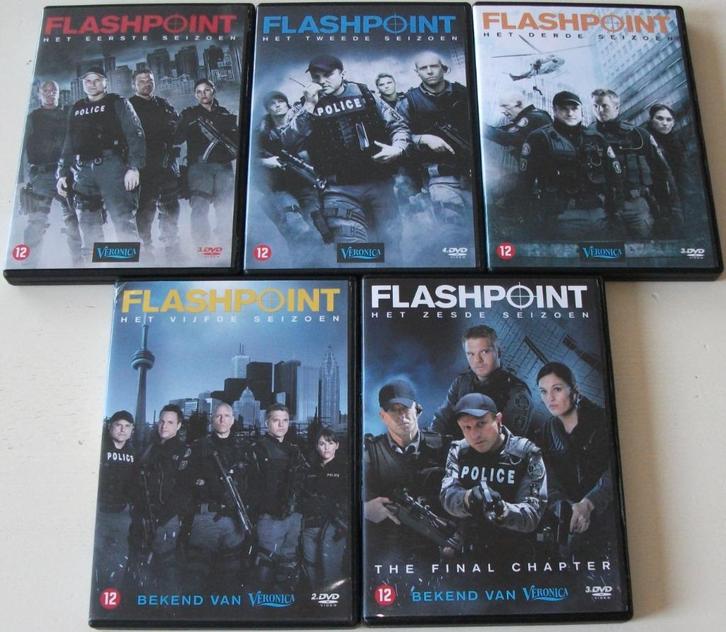TV-Serie *** FLASHPOINT *** Seizoen 1 + 2 + 3 + 5 + 6, Cd's en Dvd's, Dvd's | Overige Dvd's, Zo goed als nieuw, Boxset, Vanaf 12 jaar