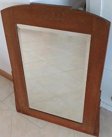 Art Nouveau spiegel geslepen beschikbaar voor biedingen