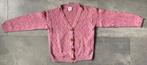 Roze Ajour vestje van de Hema, maat 110/116 (qwe), Meisje, Trui of Vest, Ophalen of Verzenden, Zo goed als nieuw