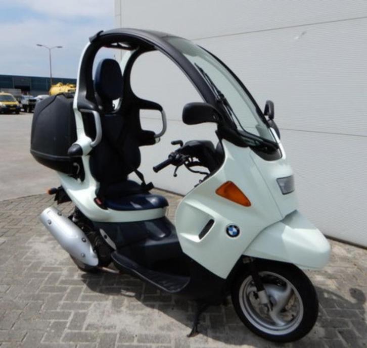Motor BMW, Scooter C1, Wit, 2002 YOUNGTIMER, Fietsen en Brommers, Scooters | Overige merken, Gebruikt, Benzine, Ophalen
