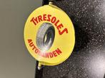 Mooie windvanger TYRESOLES AUTOBANDEN reclame., Ophalen of Verzenden, Gebruikt, Reclamebord