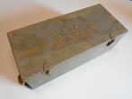 Stalen kistje 35x16x12 cm vintage kistje US mijndetector, Ophalen of Verzenden, Landmacht, Amerika
