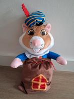 Knuffel hamster Piet in zak Sinterklaas Albert Heijn L137, Ophalen of Verzenden, Zo goed als nieuw, Overige typen