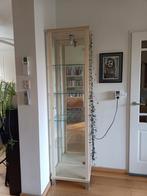 Vitrinekast met glasplaten, verlichting & spiegel, Ophalen