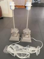 Clayre&Eef 2 tafellampen, Ophalen of Verzenden, Zo goed als nieuw, Minder dan 50 cm