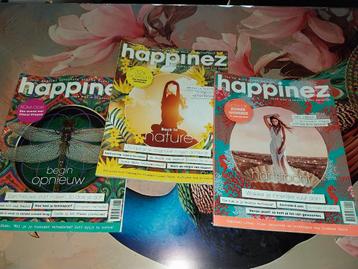 7 Happinez Magazines - Inspiratie en Welzijn ook los te koop beschikbaar voor biedingen