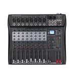 DT8 Professionele Audio Mixer - 8-Kanaals - USB - 48V Fantom, Ophalen of Verzenden, Zo goed als nieuw, Instrumentmicrofoon, Draadloos