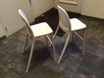 Hoge witte kinderstoelen van Ikea, Ophalen, Kunststof, Gebruikt, Twee