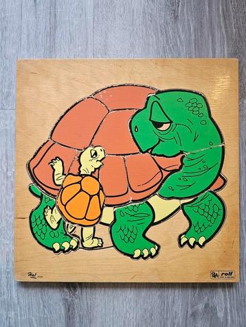 Rolf educatief houten puzzel schildpad  beschikbaar voor biedingen