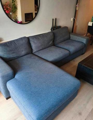Hoekbank, grijs, bank, chaise longue, lounge