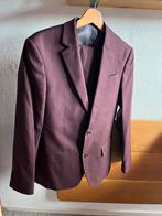 Bordeauxrood 3-delig pak maat 42, Kleding | Heren, Kostuums en Colberts, Ophalen, Gedragen, Maat 46 (S) of kleiner