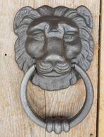 Klassieke deurklopper deurbel Leeuw gemaakt van gietijzer, Antiek en Kunst, Curiosa en Brocante, Ophalen