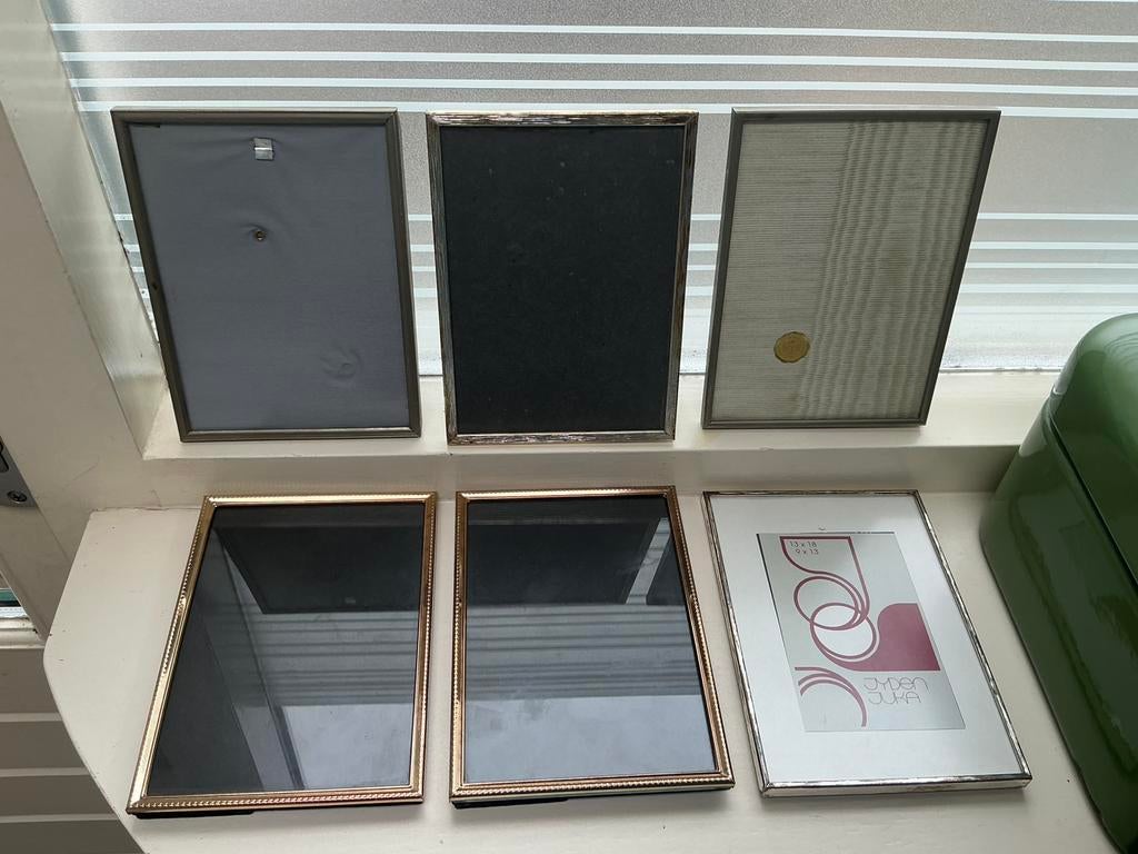 Brocante fotolijstjes., Antiek en Kunst, Curiosa en Brocante, Ophalen of Verzenden