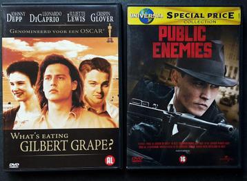 DVD Set - What's Eating Gilbert Grape en Public Enemies beschikbaar voor biedingen
