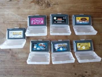 7x Game Boy Advance Games met Doosje beschikbaar voor biedingen