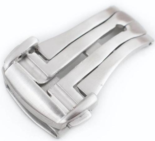 Single-Fold Deployant Buckle - StrapHabit, Sieraden, Tassen en Uiterlijk, Horloges | Heren, Nieuw, Polshorloge, Overige merken