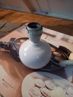 Bolvoet schemerlamp wit steen, Ophalen of Verzenden, Gebruikt, Minder dan 50 cm