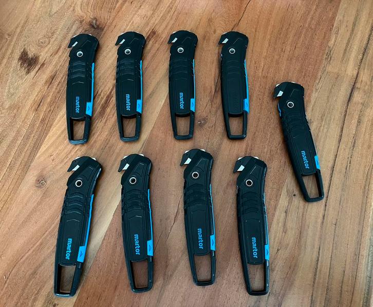 38 verpakkingen Martor Reservemesjes No. 3550 + 9 houders, Doe-het-zelf en Verbouw, Gereedschap | Handgereedschap, Nieuw, Ophalen of Verzenden