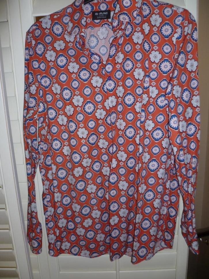 G MAC overhemd mt 42 NIEUW, Kleding | Heren, Overhemden, Nieuw, Halswijdte 41/42 (L), Blauw, Ophalen of Verzenden