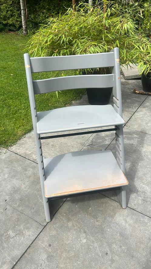 Trip trap kinderstoel (zonder hond :-)), Kinderen en Baby's, Kinderstoelen, Gebruikt, Meegroeistoel, Ophalen of Verzenden