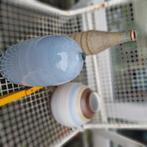 3 vintage vazen, Huis en Inrichting, Ophalen of Verzenden, Overige kleuren, Glas, Minder dan 50 cm