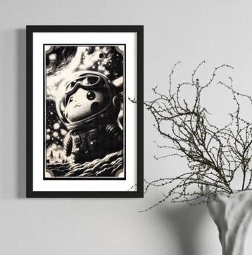 Kunstwerk Pikachu (Pokemon) Lightyears from home beschikbaar voor biedingen