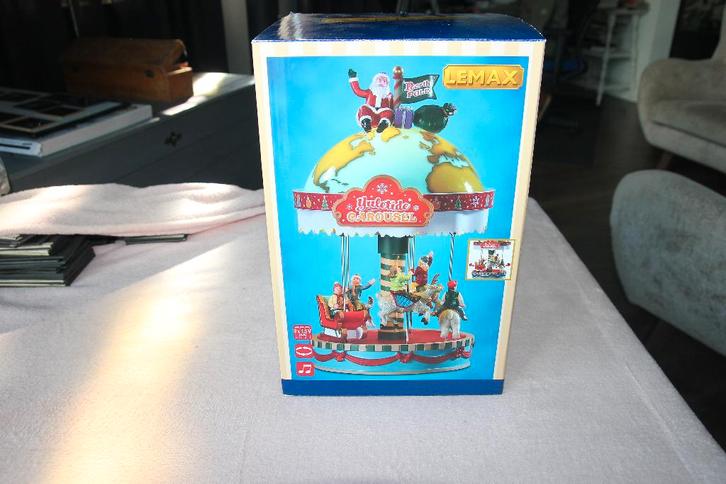 Lemax North Pole carousel Yuletide carousel, Diversen, Kerst, Gebruikt, Ophalen of Verzenden