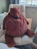 ZGAN IKEA grote bruine knuffelbeer (DJUNGELSKOG), Ophalen of Verzenden, Zo goed als nieuw, Beer