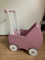 Houten Poppenwagen - Vanaf 1 Jaar, Ophalen of Verzenden, Zo goed als nieuw, Overige typen