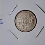 25 cent 1941 P/Unc-, Postzegels en Munten, Munten | Nederland, Zilver, 25 cent, Ophalen of Verzenden, Koningin Wilhelmina