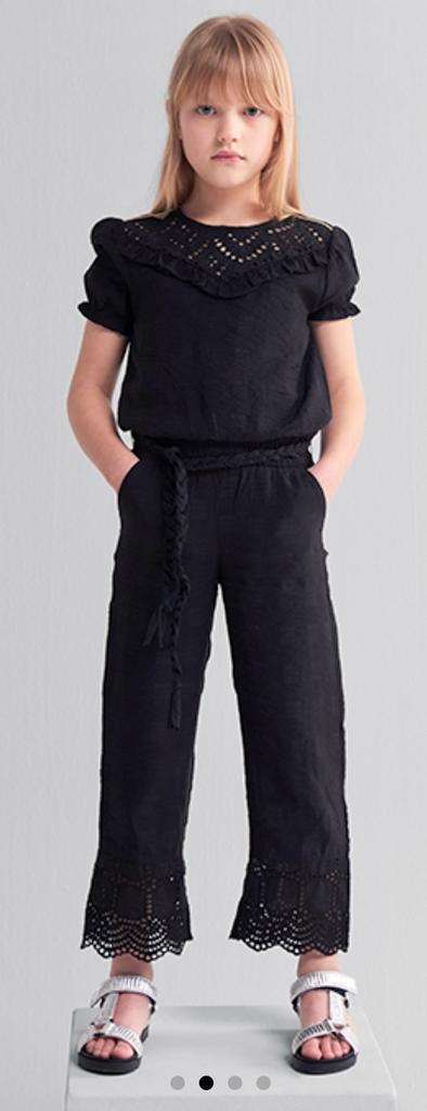J&M by Shoeby zomerbroek zwart maat 146/152, Kinderen en Baby's, Kinderkleding | Maat 146, Zo goed als nieuw, Meisje, Broek, Ophalen of Verzenden
