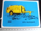 sticker Atlas Copco sts silensair, Verzenden, Zo goed als nieuw, Bedrijf of Vereniging