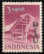 Indonesie RIAU 19 postfris 1954, Ophalen of Verzenden, Postfris, Zuidoost-Azië