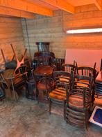 Grote partij vintage horeca stoelen – totaal 17 stuks, Antiek en Kunst, Antiek | Meubels | Stoelen en Banken, Ophalen