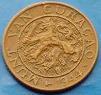 Curaçao 1 cent 1944 - Wilhelmina, Postzegels en Munten, Koningin Wilhelmina, 1 cent, Losse munt, Verzenden