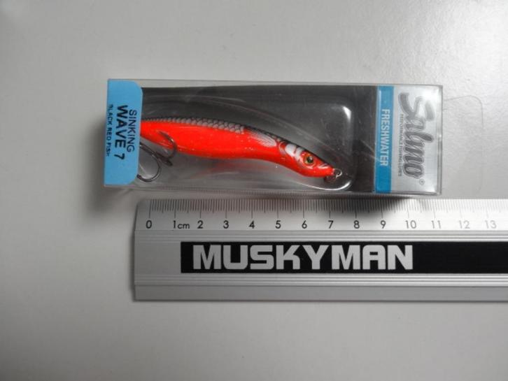 Kunstaas: Salmo Sinking Wave 7 pluggen, Watersport en Boten, Hengelsport | Roofvissen, Nieuw, Overige typen, Verzenden