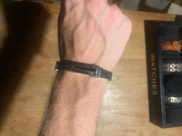 RVS Armband met zwarte accenten, merk MAX beschikbaar voor biedingen