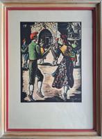 Kleuren houtdruk - Juan Castells Marti, Antiek en Kunst, Ophalen of Verzenden