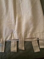 Lichtbruine gordijnen 2 stuks, Ophalen, Zo goed als nieuw, 100 tot 150 cm, 200 cm of meer