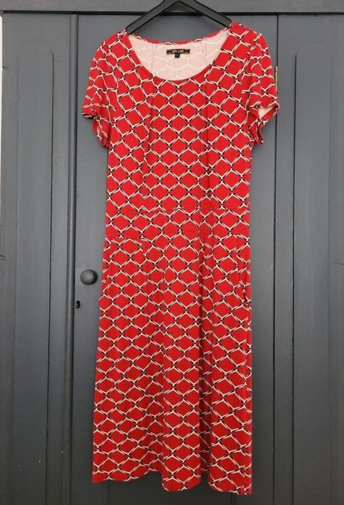 Mooi King Louie jurkje maat L, Kleding | Dames, Jurken, Zo goed als nieuw, Maat 38/40 (M), Boven de knie, Ophalen of Verzenden