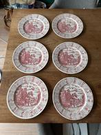 Vintage Ironstone Borden (6 Stuks), Huis en Inrichting, Keuken | Servies, Ophalen of Verzenden, Zo goed als nieuw, Bord(en), Overige stijlen