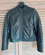 RICHA ZWARTE LEDEREN MOTORJAS SCARLETT M38 / 1X GEDRAGEN, Motoren, Ophalen of Verzenden, Nieuw met kaartje, Jas | leer