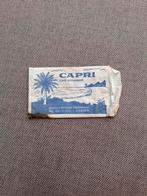 Capri Cafe Restaurant suikerzakje, Ophalen of Verzenden, Nederland