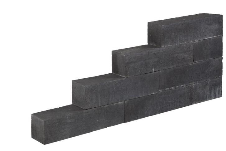 Scherp geprijsde Stapelblokken 15x15x60/ 12x12x60 antraciet, Tuin en Terras, Bloembakken en Plantenbakken, Nieuw, Beton, Tuin