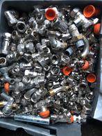 Knelkoppeling T chroom nieuw chrome messing partij, Overige materialen, Overige typen, Minder dan 2 meter, 20 tot 40 mm