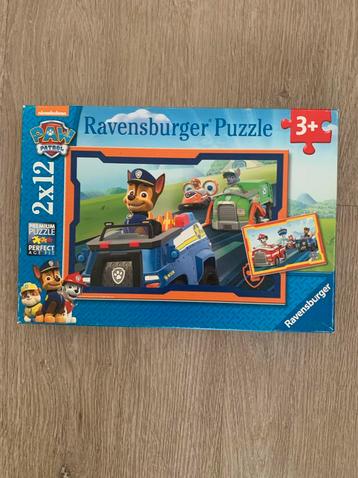 Paw Patrol Puzzel - Ravensburger 2x12 beschikbaar voor biedingen
