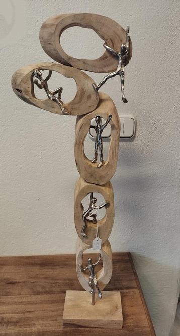 Sculptuur klimmende mannetjes - figuurtjes - XL beschikbaar voor biedingen