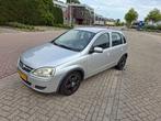 Opel Corsa 1.2 16V Twinport 5D 2004 Grijs, Auto's, Zwart, 1229 cc, Origineel Nederlands, Handgeschakeld