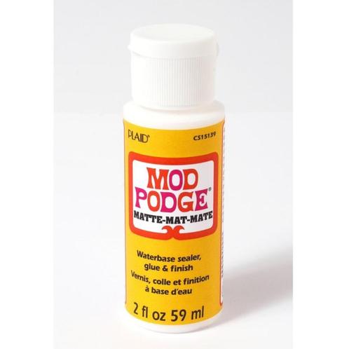 Mod Podge mat decoupage laklijm flesje 59 ml, Hobby en Vrije tijd, Knutselen, Nieuw, Overige typen, Ophalen of Verzenden