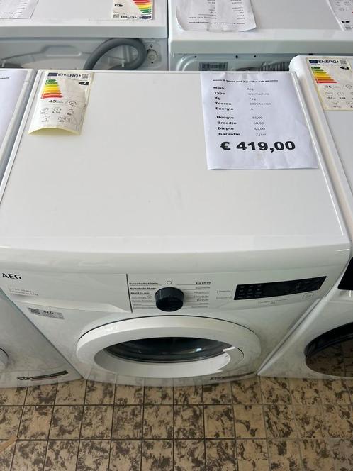 Aeg wasmachine 7 kg nieuw 1400 toeren, Witgoed en Apparatuur, Wasmachines, Nieuw, Voorlader, 6 tot 8 kg, Minder dan 85 cm, 1200 tot 1600 toeren